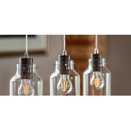 Candelabro suspenso ALESSANDRO 1xE27/60W/230V faia - certificado por FSC