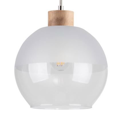 Candelabro suspenso ALESSANDRO 1xE27/60W/230V carvalho - certificado por FSC