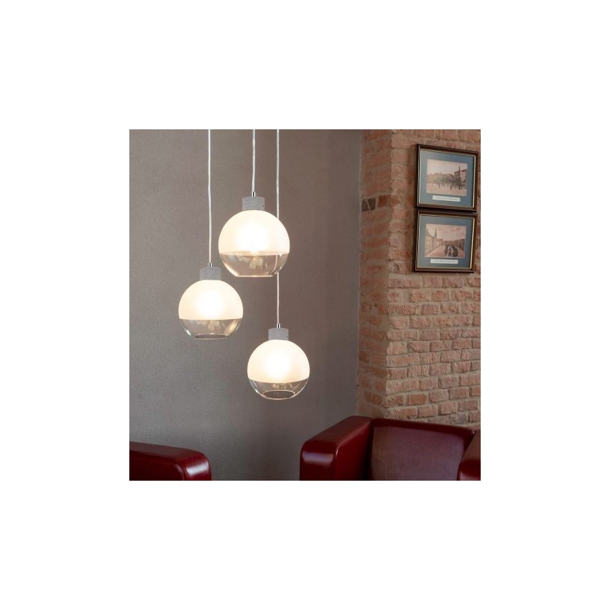 Candelabro suspenso FRESH 3xE27/60W/230V - certificado por FSC