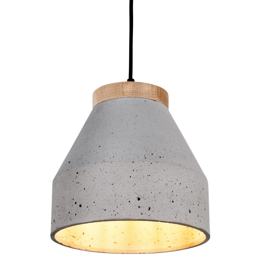 Candeeiro suspenso TRISTAN 1xE14/40W/230V carvalho