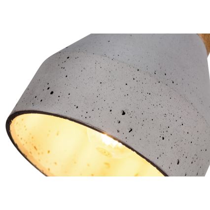 Candeeiro suspenso TRISTAN 1xE14/40W/230V carvalho