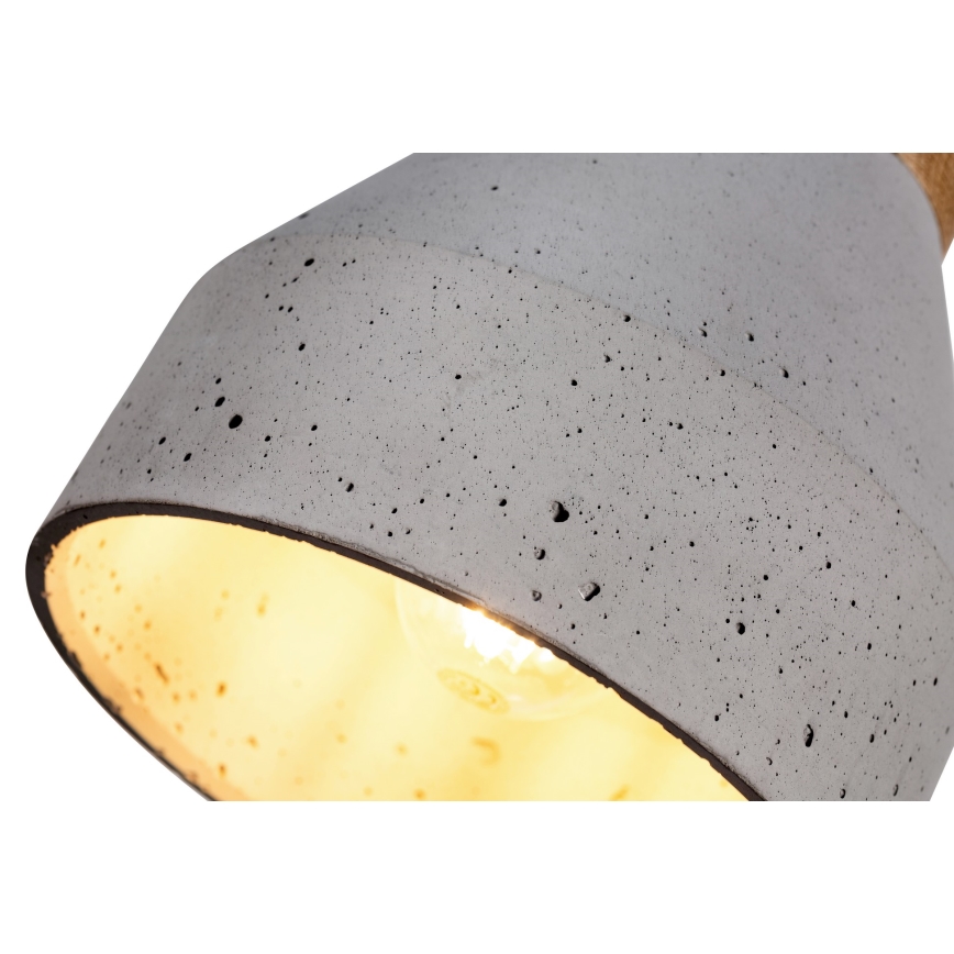 Candeeiro suspenso TRISTAN 1xE14/40W/230V carvalho