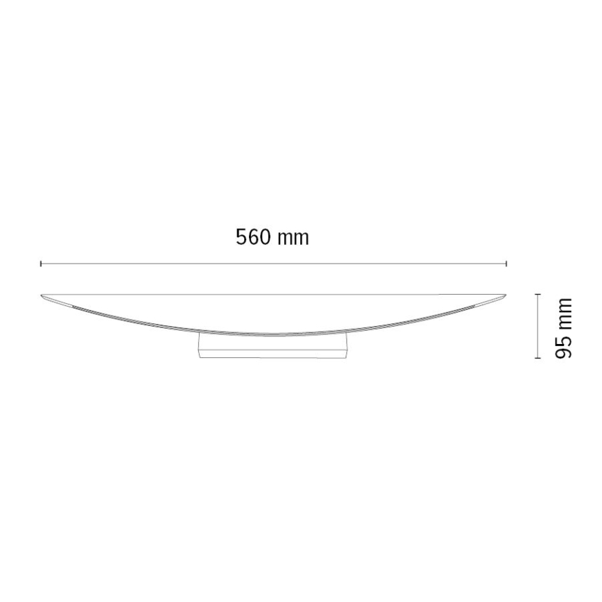 Iluminação de parede LED com regulação DUBAI LED/6,5W/230V carvalho