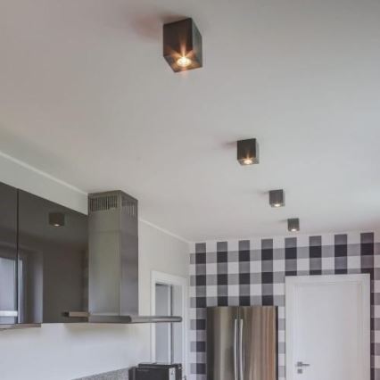 Iluminação de teto CONCRETEDREAM 1xGU10/6W/230V betão - certificado por FSC