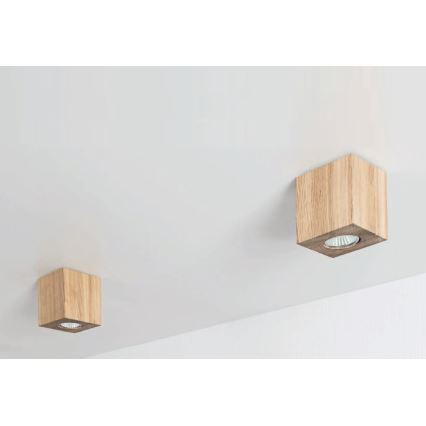 Iluminação de teto WOODDREAM 1xGU10/6W/230V carvalho - certificado por FSC