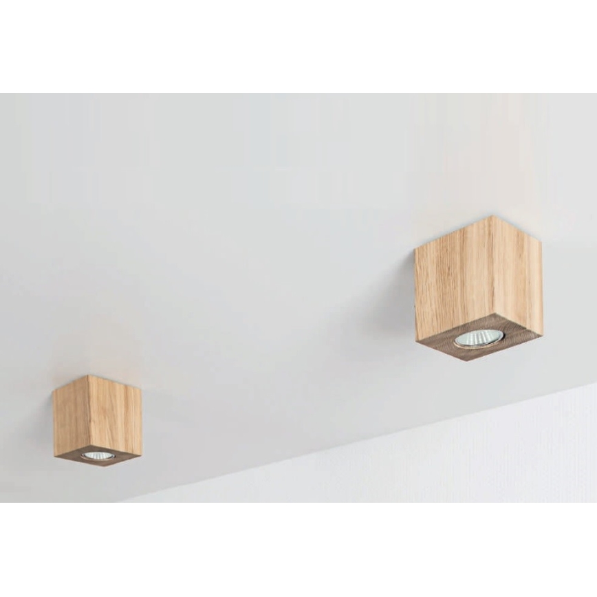 Iluminação de teto WOODDREAM 1xGU10/6W/230V carvalho - certificado por FSC