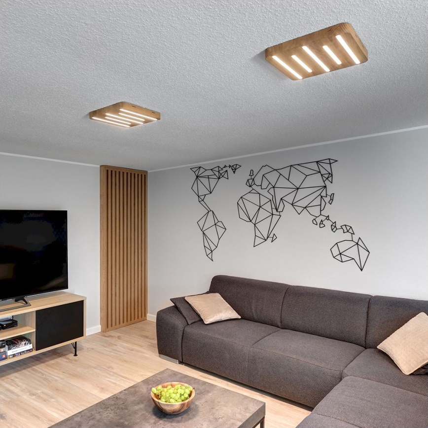 Iluminação de teto LED NEELE 5xLED/3.9W/230V carvalho - certificado por FSC