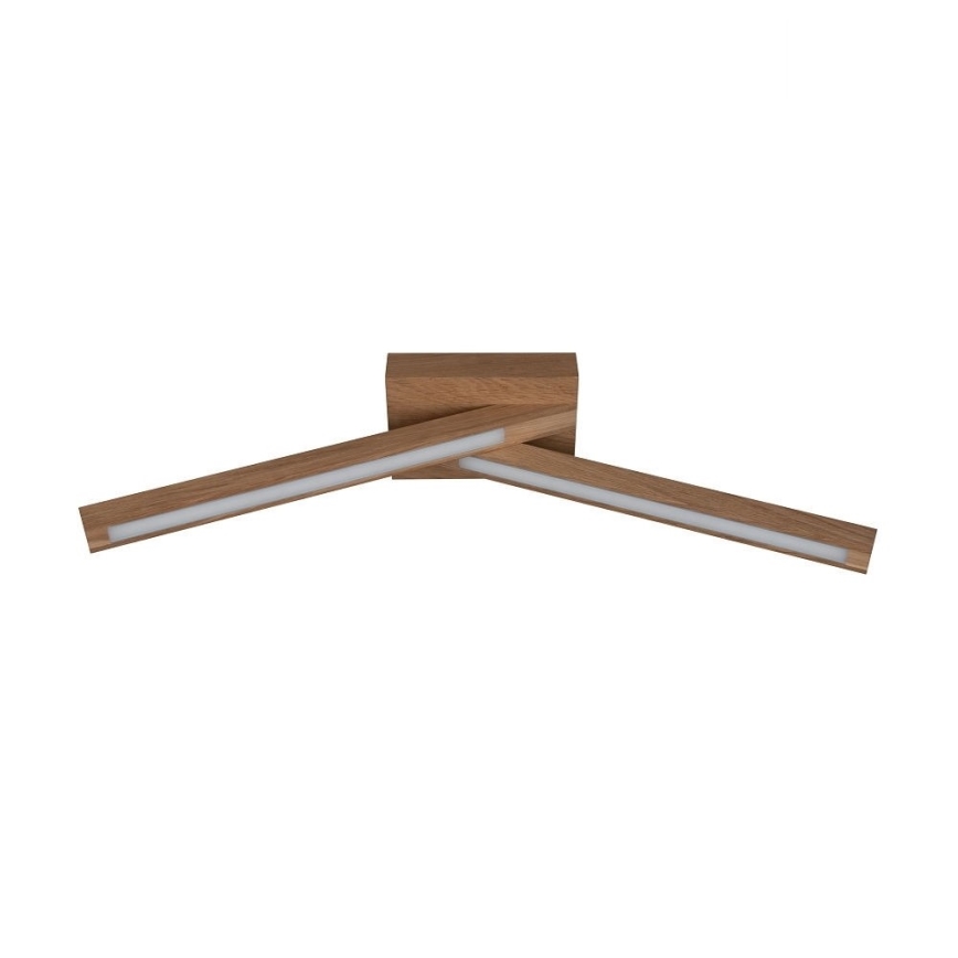 Candeeiro  integrado LED LINUS 2xLED/4,5W/230V carvalho mate