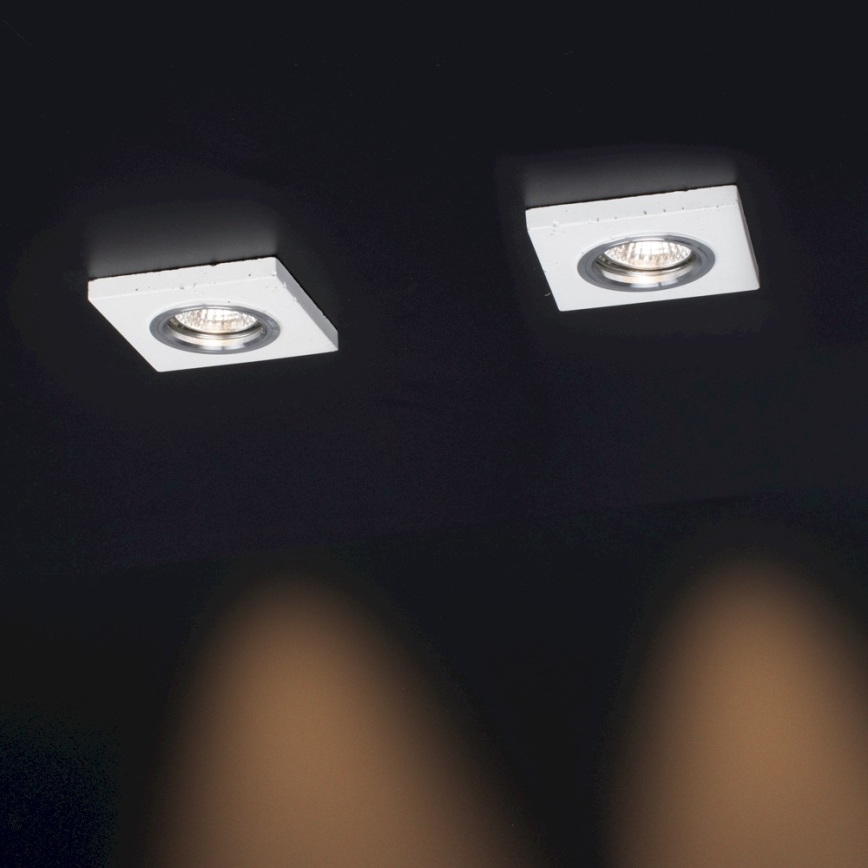 Foco de encastrar LED VITAR 1xGU10/5W/230V CRI 90 betão – FSC certificado