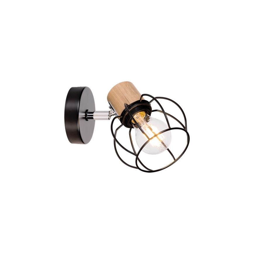 Foco de parede PHIPHI 1xE27/60W/230V carvalho