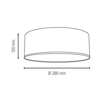 Iluminação de teto JOSEFINA 2xE27/25W/230V - certificado por FSC