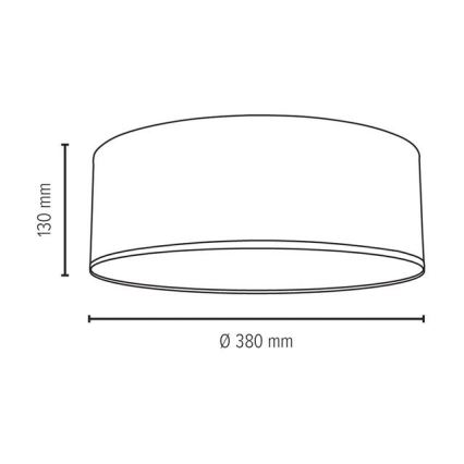 Iluminação de teto JOSEFINA 3xE27/25W/230V - certificado por FSC