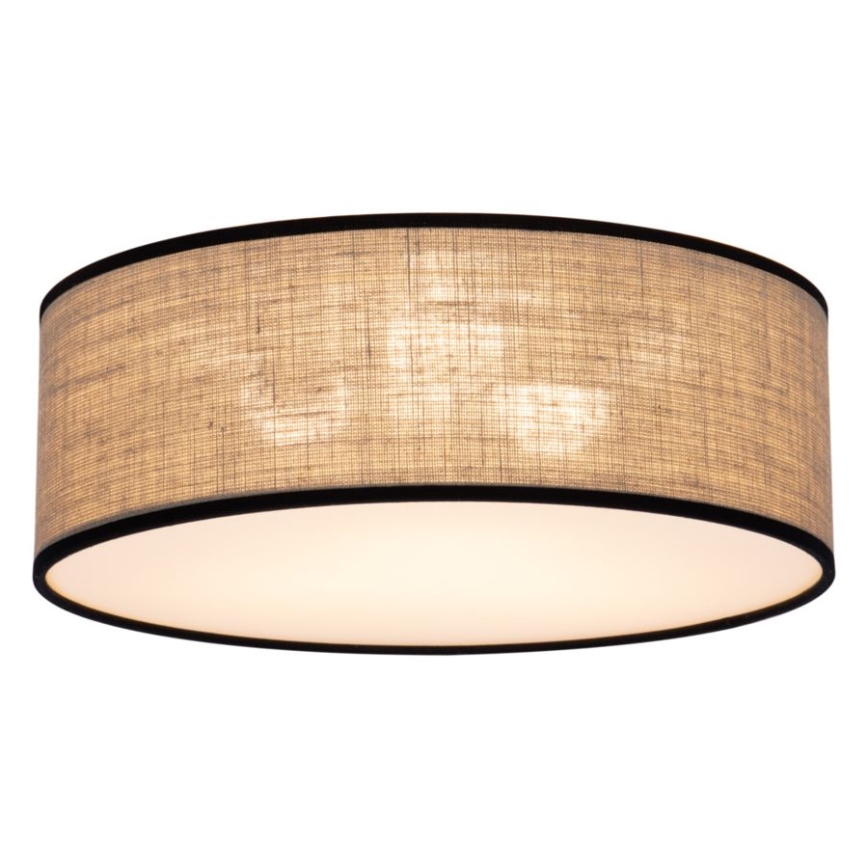 Iluminação de teto NEGRO 3xE27/25W/230V 38 cm - certificado por FSC