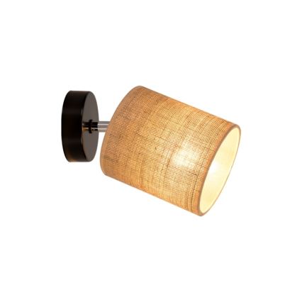 Foco de parede JUTE 1xE27/25W/230V - certificado por FSC