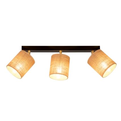 Foco de teto JUTE 3xE27/25W/230V - certificado por FSC