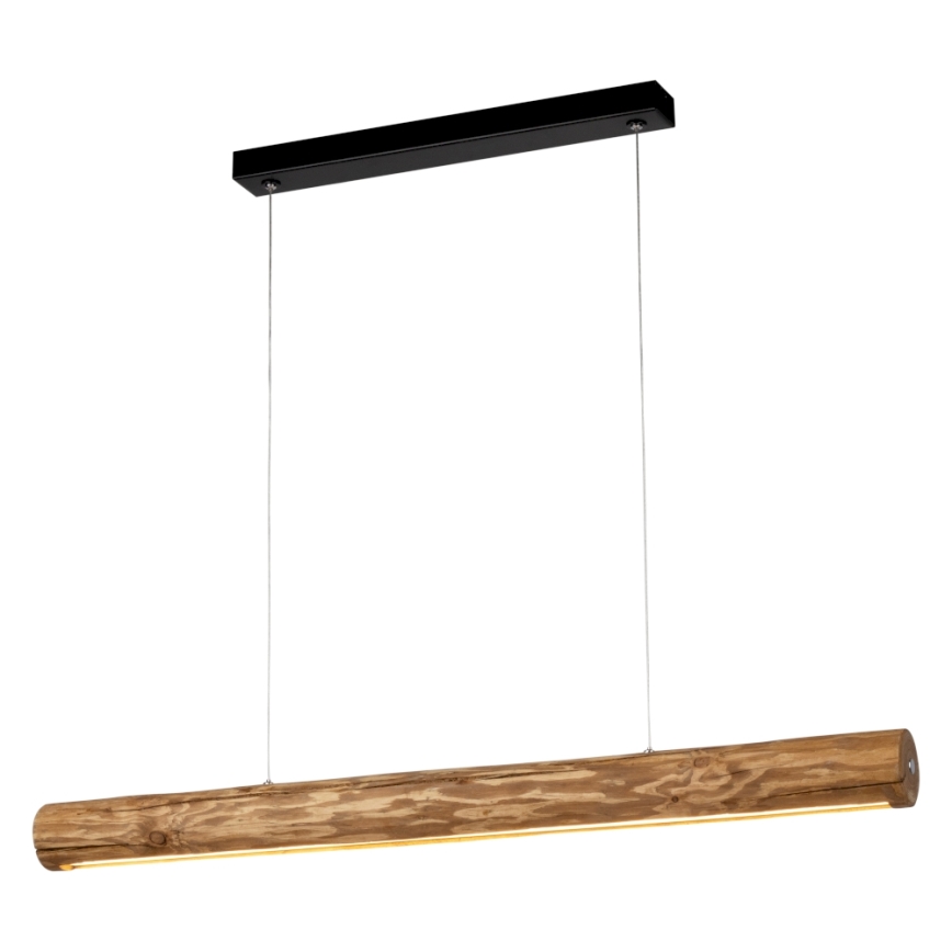 Candeeiro suspenso LED com regulação LUCAS LED/25,5W/230V pinho