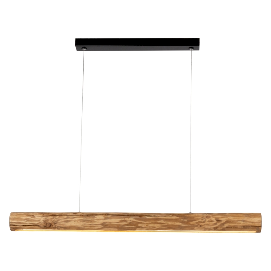 Candeeiro suspenso LED com regulação LUCAS LED/25,5W/230V pinho