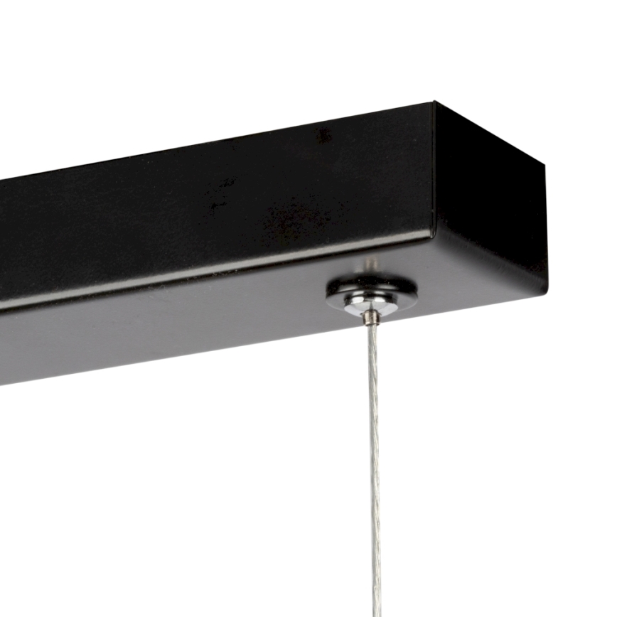 Candeeiro suspenso LED com regulação LUCAS LED/25,5W/230V pinho