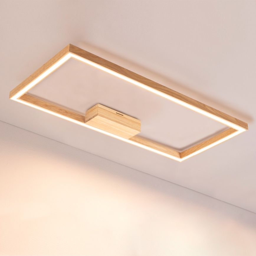 Iluminação de teto LED RAMME LED/34W/230V carvalho mate - certificado por FSC