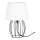 Spot-Light - Candeeiro de mesa MANGOO 1xE27/40W/230V branco/preto - certificado por FSC