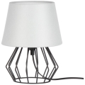 Spot-Light - Candeeiro de mesa MANGOO 1xE27/40W/230V cinzento/preto
