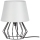 Spot-Light - Candeeiro de mesa MANGOO 1xE27/40W/230V cinzento/preto