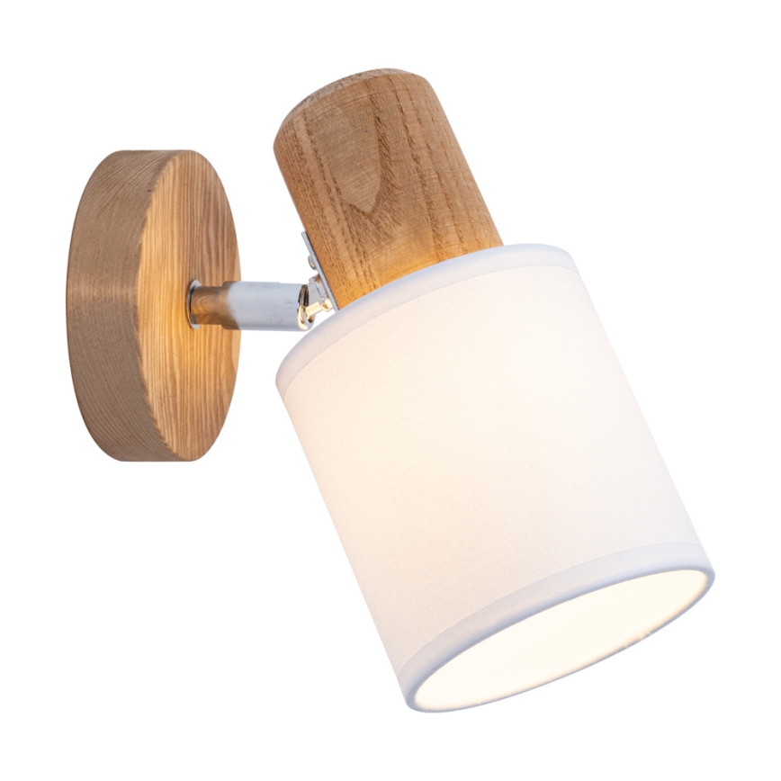 Foco de parede TRENDY 1xE27/15W/230V pinho