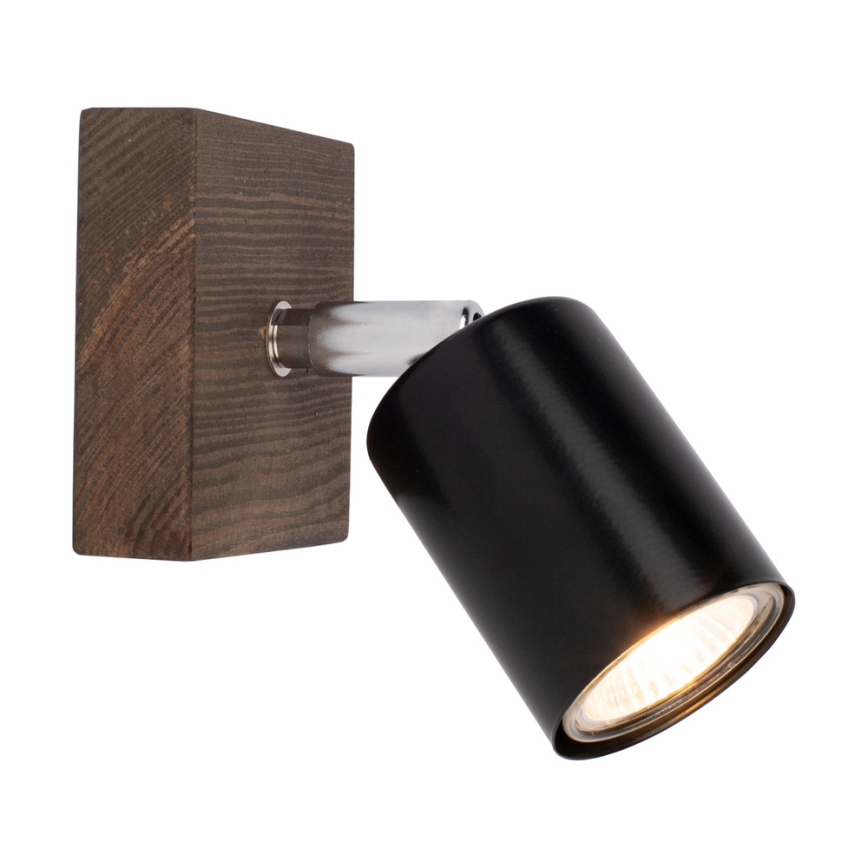 Foco de parede MANARA 1xGU10/5W/230V pinho  - certificado por FSC
