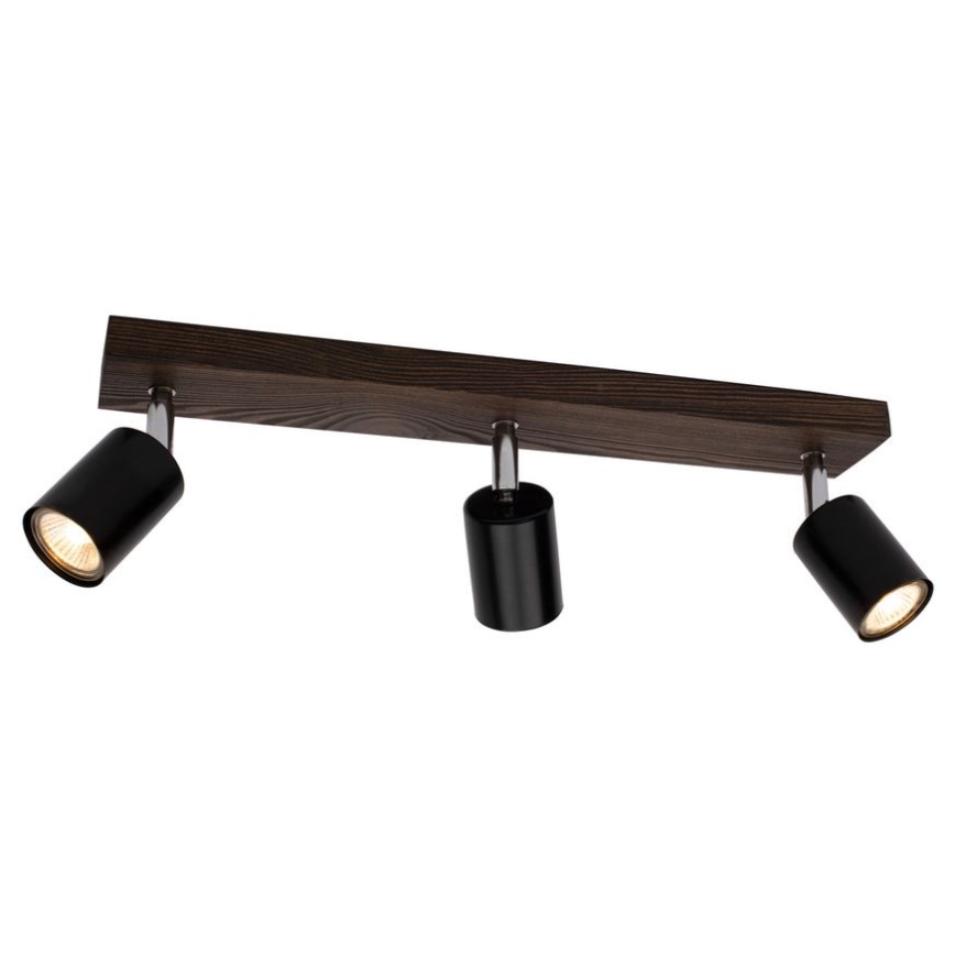 Foco de teto MANARA  3xGU10/5W/230V pinho - certificado por FSC
