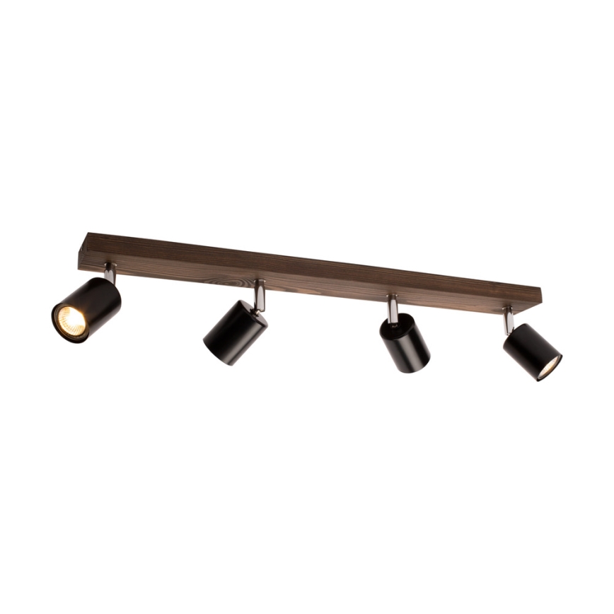 Foco de teto MANARA 4xGU10/5W/230V pinho - certificado por FSC