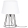 Spot-Light - Lâmpada de mesa MANGOO 1xE27/40W/230V branco/preto