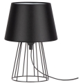 Spot-Light - Lâmpada de mesa MANGOO 1xE27/40W/230V preta