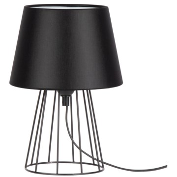 Spot-Light - Lâmpada de mesa MANGOO 1xE27/40W/230V preta