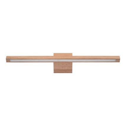 Iluminação de espelho para casa de banho LED AQUAVIVA LED/9W/230V 60 cm IP44 carvalho