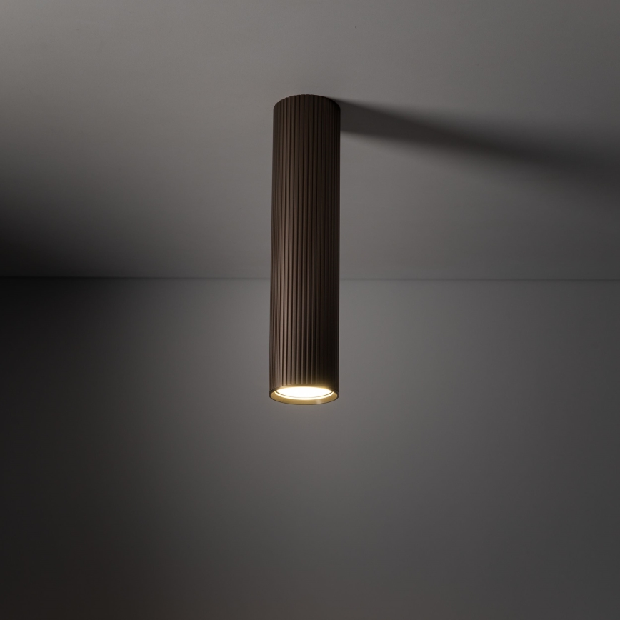 Spot orientável TUNE L 1xGU10/10W/230V 24 cm castanho