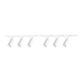 Spot para sistema de calha MICA 6xGU10/10W/230V branco/cromado mate