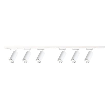 Spot para sistema de calha MICA 6xGU10/10W/230V branco/cromado mate