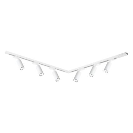 Spot para sistema de calha MICA 6xGU10/10W/230V branco/cromado mate