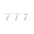 Spot para sistema de trilho MICA 3xGU10/10W/230V branco/cromo mate
