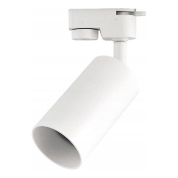 Spot para sistema de trilho monofásico 1xGU10/10W/230V branco