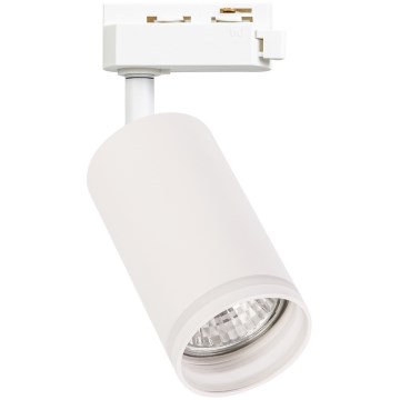 Spot para sistema de trilho monofásico PIPE 1xGU10/10W/230V branco