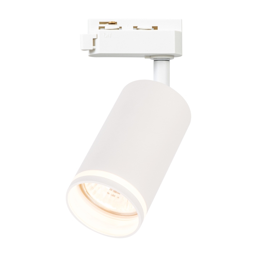 Spot para sistema de trilho monofásico PIPE 1xGU10/10W/230V branco