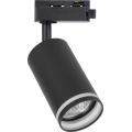 Spot para sistema de trilho monofásico PIPE 1xGU10/10W/230V preto