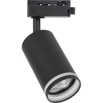 Spot para sistema de trilho monofásico PIPE 1xGU10/10W/230V preto