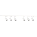 Spot para sistema de trilhos PIPE 6xGU10/10W/230V branco