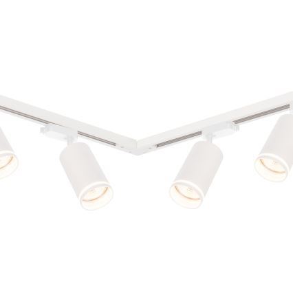Spot para sistema de trilhos PIPE 6xGU10/10W/230V branco