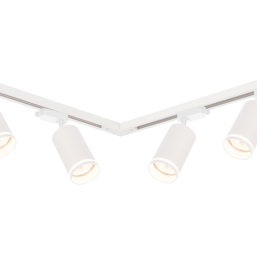 Spot para sistema de trilhos PIPE 6xGU10/10W/230V branco
