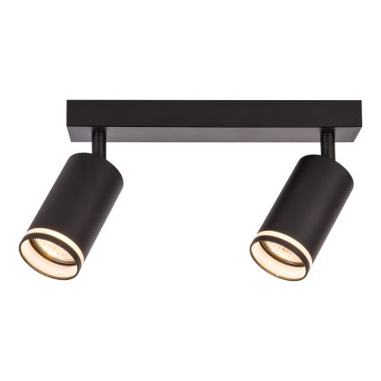 Spot PIPE 2xGU10/10W/230V preto