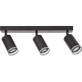 Spot PIPE 3xGU10/10W/230V preto