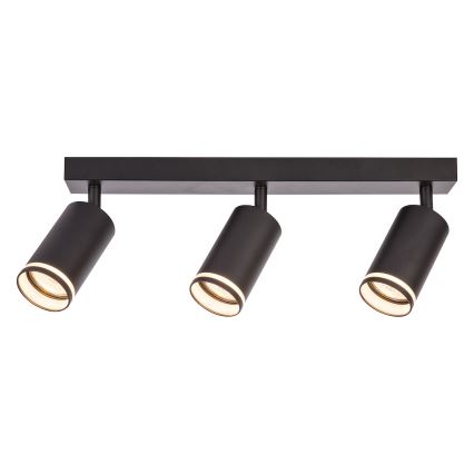 Spot PIPE 3xGU10/10W/230V preto